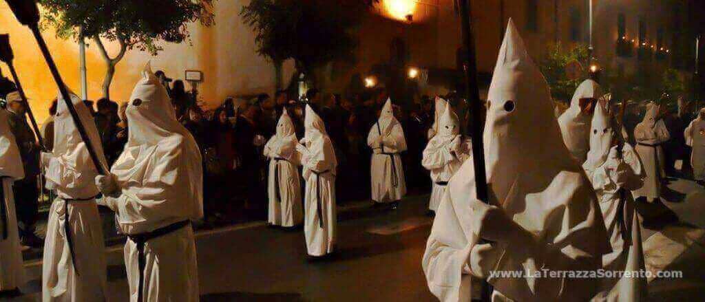 holy week procession in Sorrento
